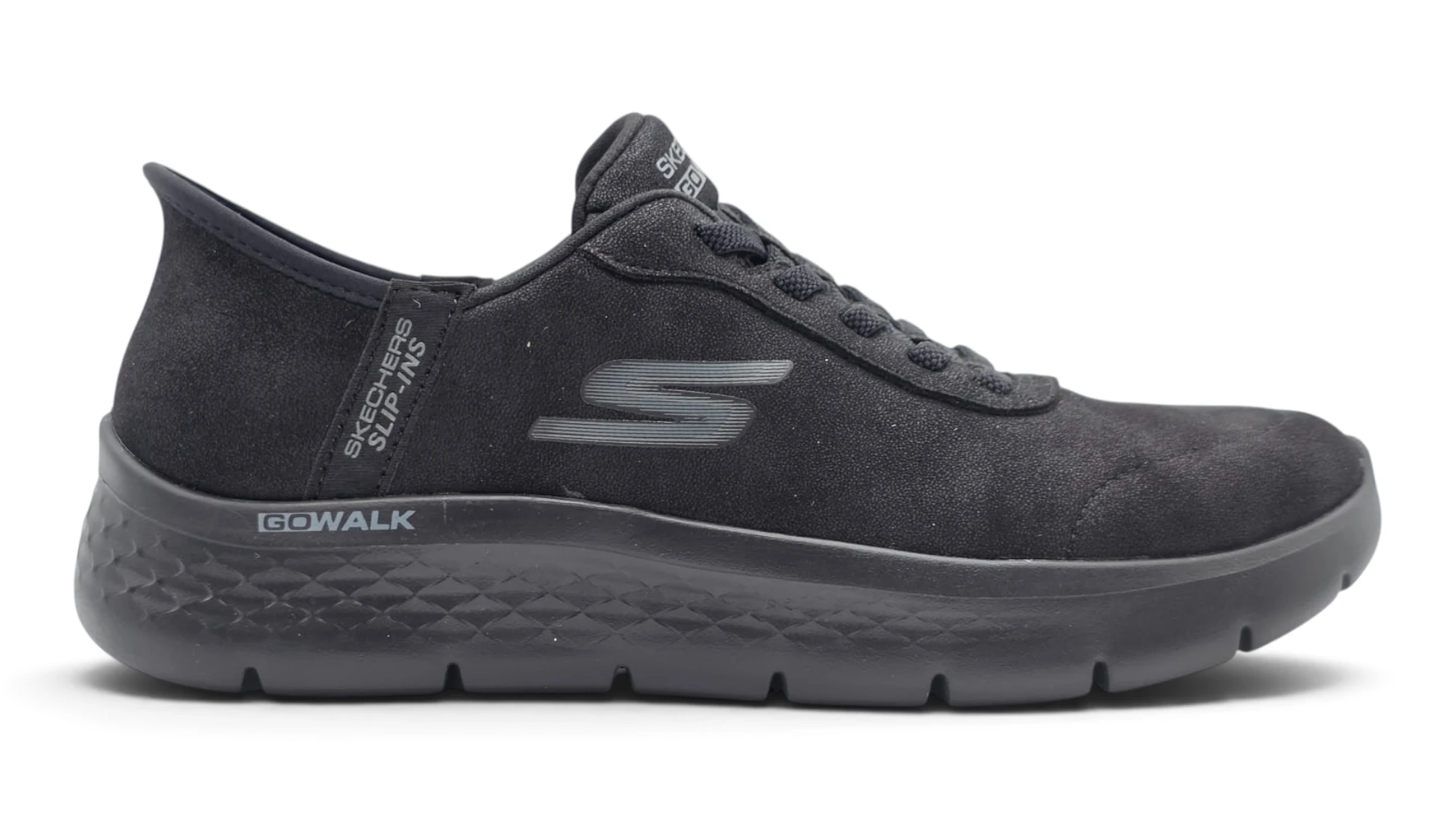 Go walk flex Skechers mod. 124837 de Microfibra en negro