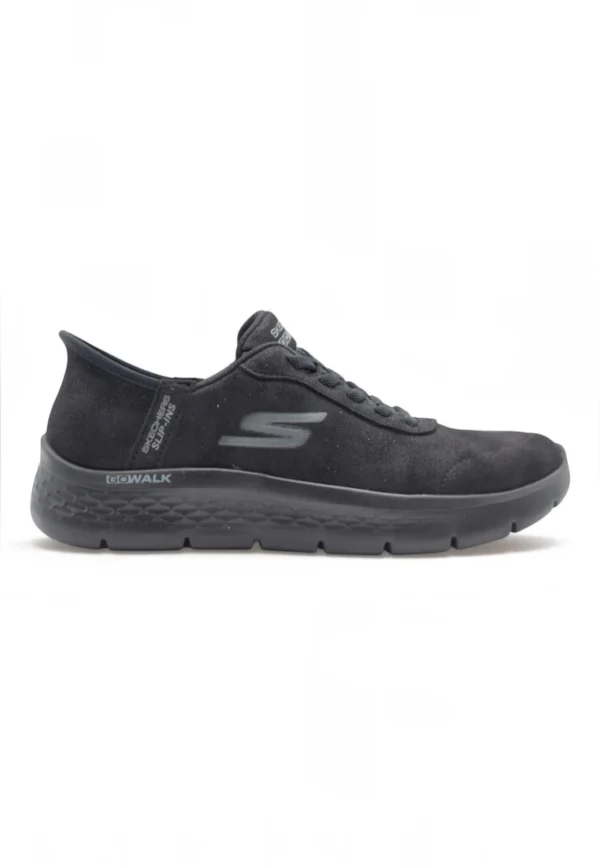 Go walk flex Skechers mod. 124837 de Microfibra en negro