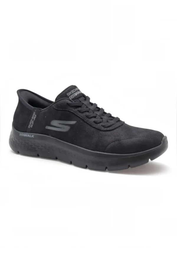 Go walk flex Skechers mod. 124837 de Microfibra en negro - Imagen 2