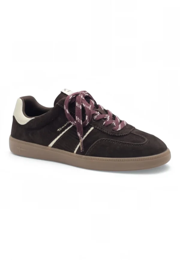 Sneaker Tamaris mod. 23624 de Ante en castaño - Imagen 2