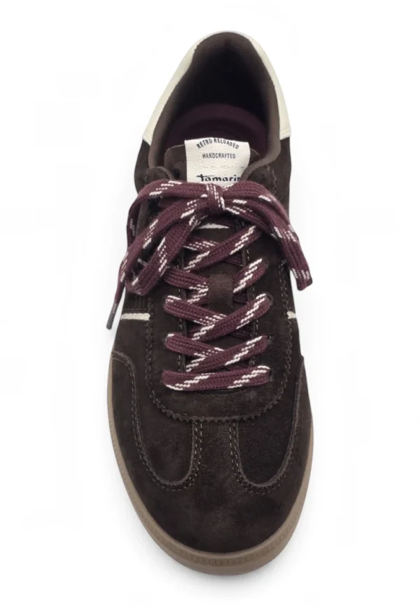 Sneaker Tamaris mod. 23624 de Ante en castaño - Imagen 4
