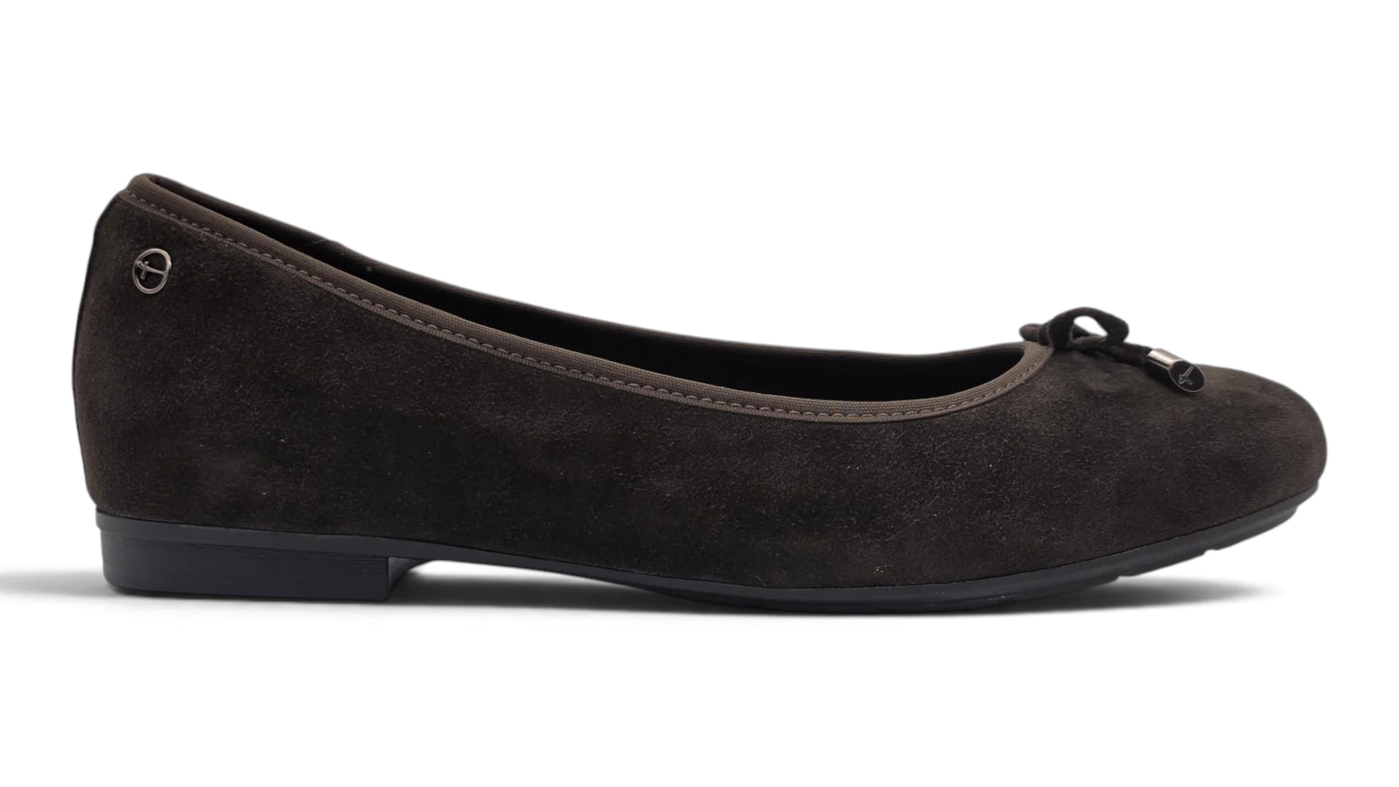 Bailarina plantilla extraible Calzados Reno mod. 82102 de Ante en moka