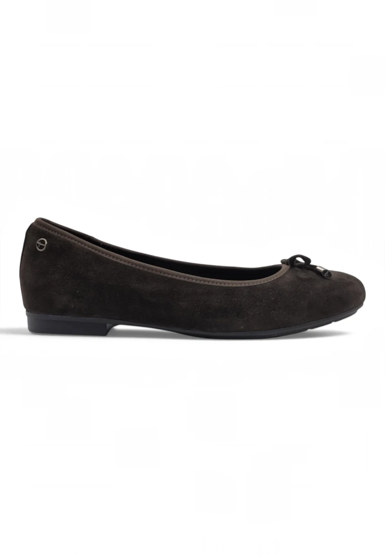 Bailarina plantilla extraible Calzados Reno mod. 82102 de Ante en moka