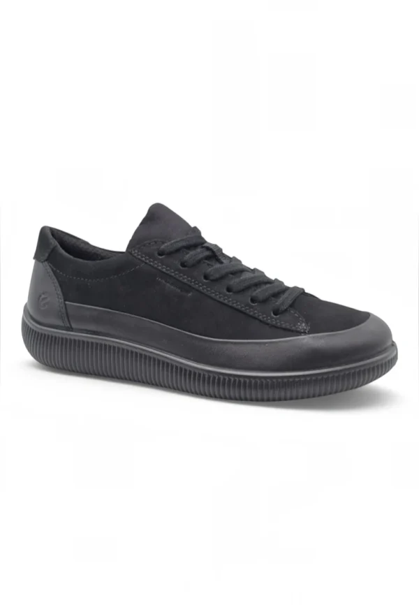 Deportivo barefoot Ecco mod. 220283 de Piel en negro - Imagen 2