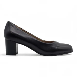 Zapato salón ancho Calzados Reno mod. 82400 de Piel en negro