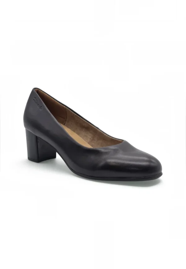 Zapato salón ancho Calzados Reno mod. 82400 de Piel en negro - Imagen 2