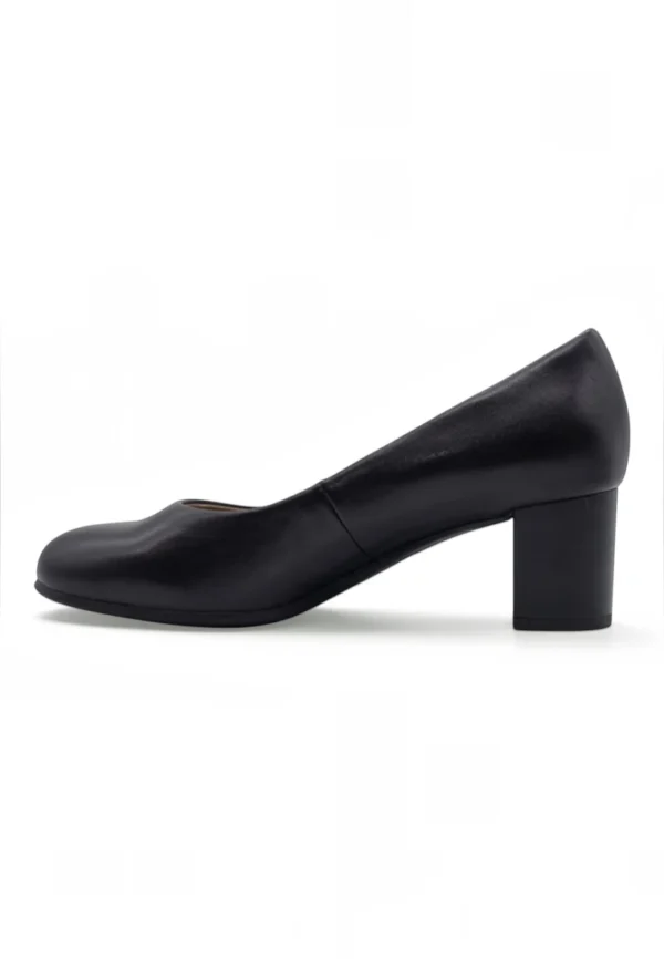 Zapato salón ancho Calzados Reno mod. 82400 de Piel en negro - Imagen 3