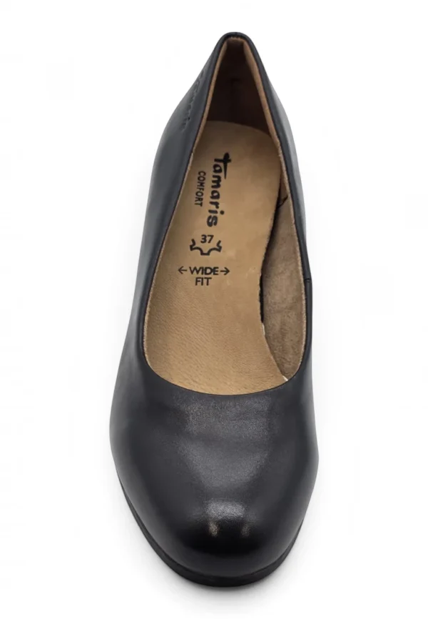 Zapato salón ancho Calzados Reno mod. 82400 de Piel en negro - Imagen 4