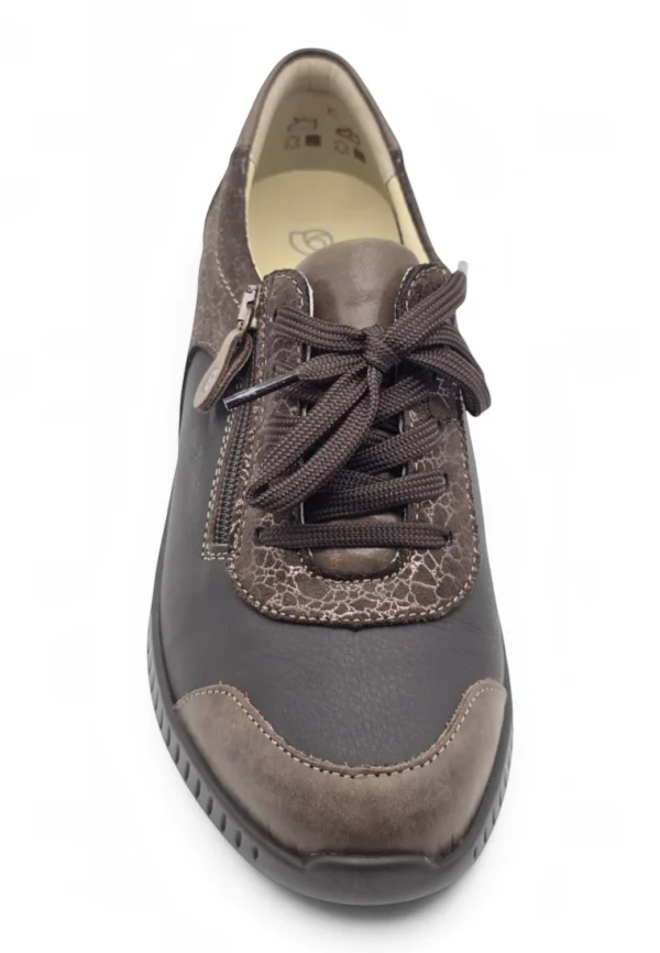 Blucher combinado Calzados Reno mod. 3302 de Piel en marron - Imagen 4