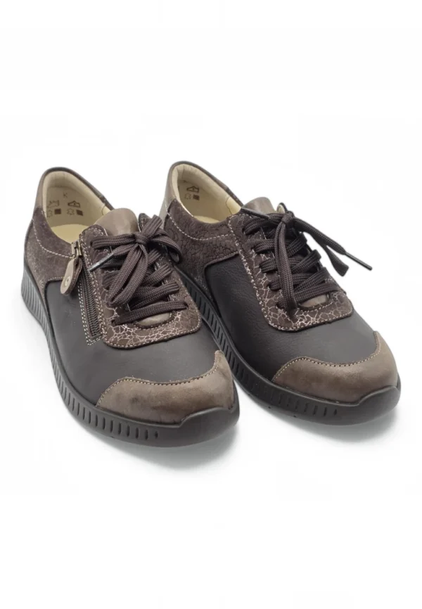 Blucher combinado Calzados Reno mod. 3302 de Piel en marron - Imagen 5