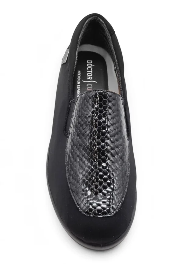 Mocasin impermeable Dr. Cutillas mod. 43530 de Charol en negro - Imagen 4