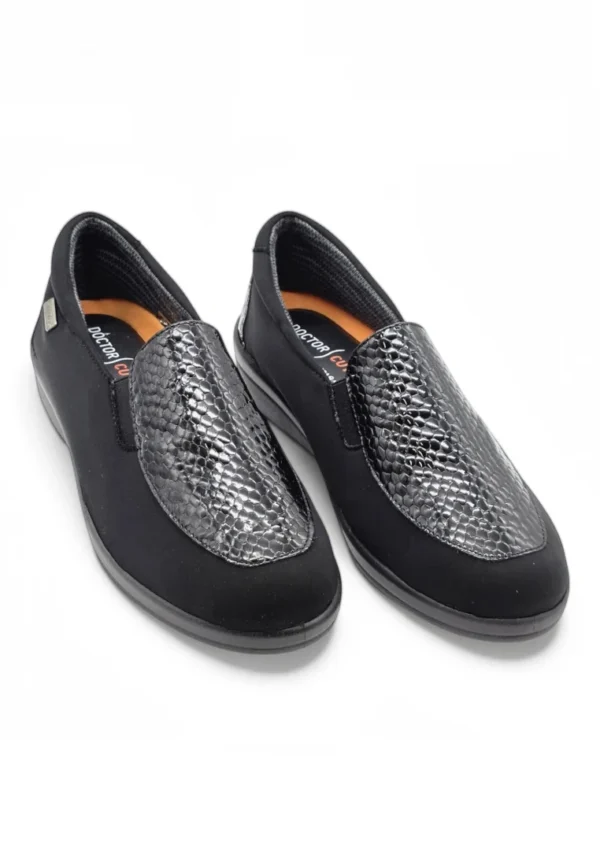 Mocasin impermeable Dr. Cutillas mod. 43530 de Charol en negro - Imagen 5