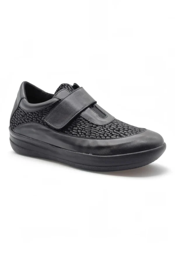 Zapato cómodo Dr. Cutillas mod. 50753 de Piel Napa Elást en negro - Imagen 2