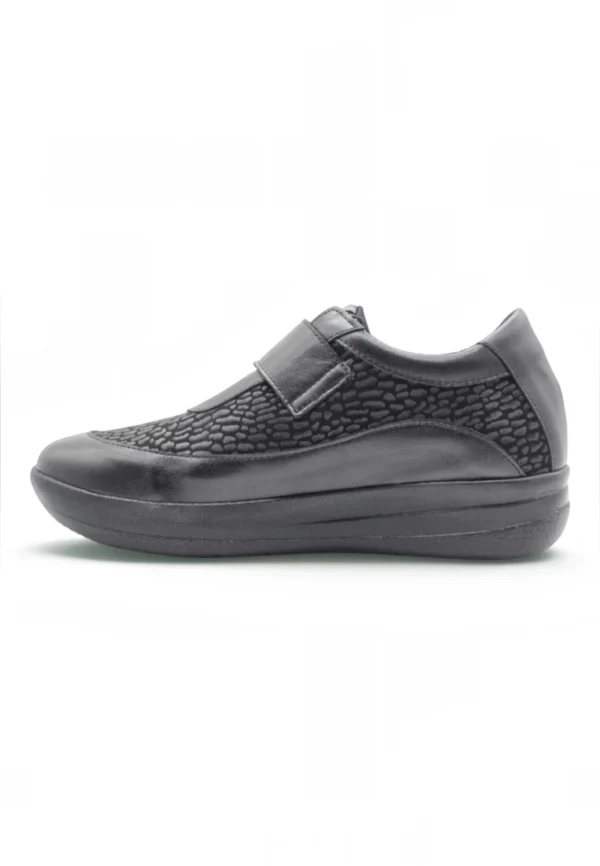 Zapato cómodo Dr. Cutillas mod. 50753 de Piel Napa Elást en negro - Imagen 3