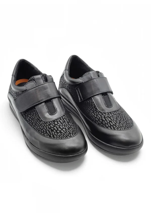 Zapato cómodo Dr. Cutillas mod. 50753 de Piel Napa Elást en negro - Imagen 5