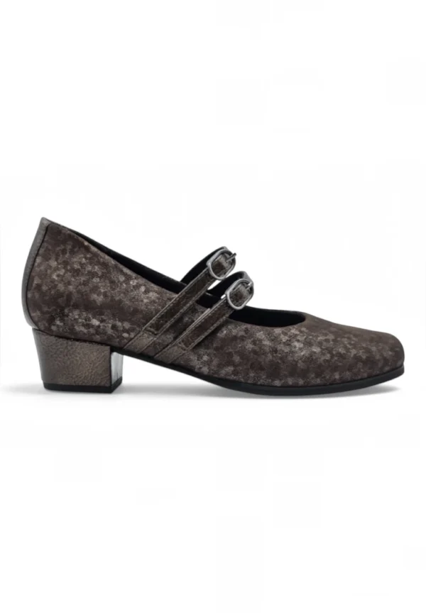 Zapato mary jane comodo Dr. Cutillas mod. 81769 de Licra en marron