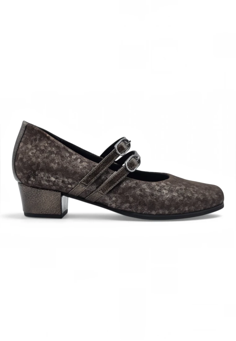 Zapato mary jane comodo Dr. Cutillas mod. 81769 de Licra en marron