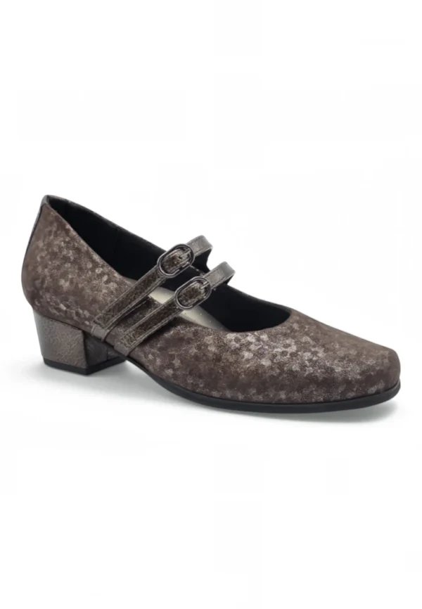 Zapato mary jane comodo Dr. Cutillas mod. 81769 de Licra en marron - Imagen 2