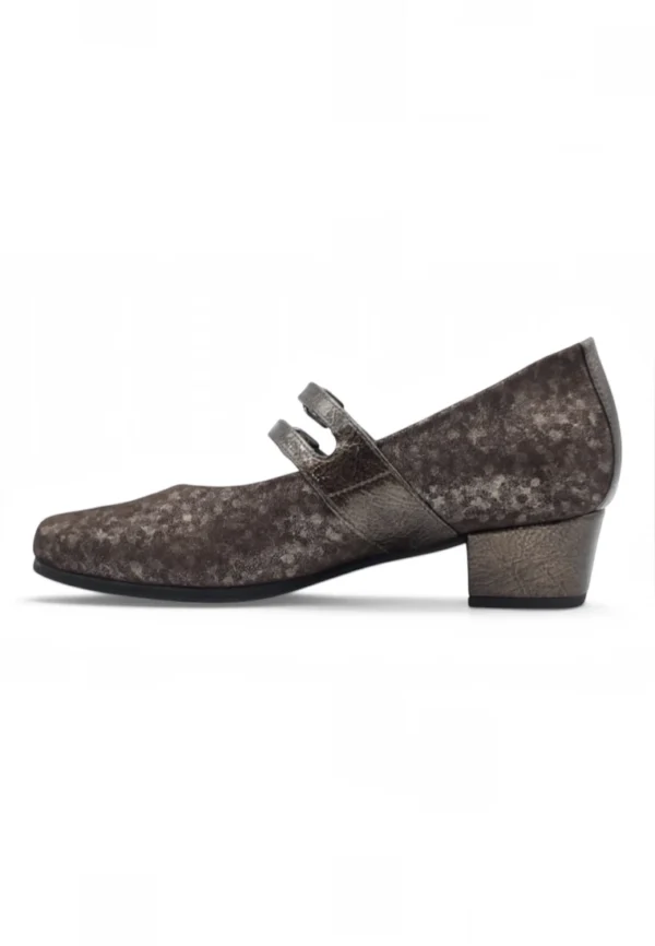 Zapato mary jane comodo Dr. Cutillas mod. 81769 de Licra en marron - Imagen 3