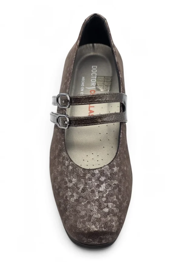 Zapato mary jane comodo Dr. Cutillas mod. 81769 de Licra en marron - Imagen 4