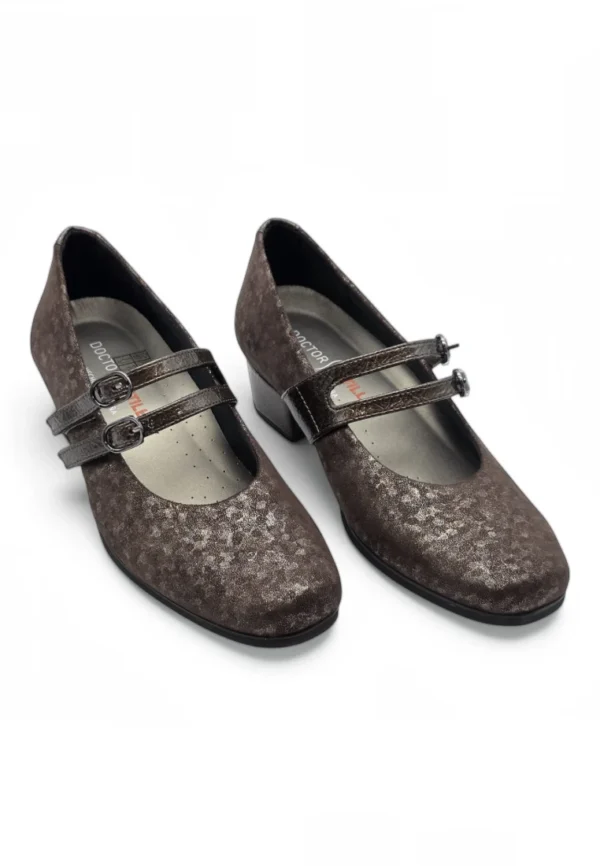 Zapato mary jane comodo Dr. Cutillas mod. 81769 de Licra en marron - Imagen 5