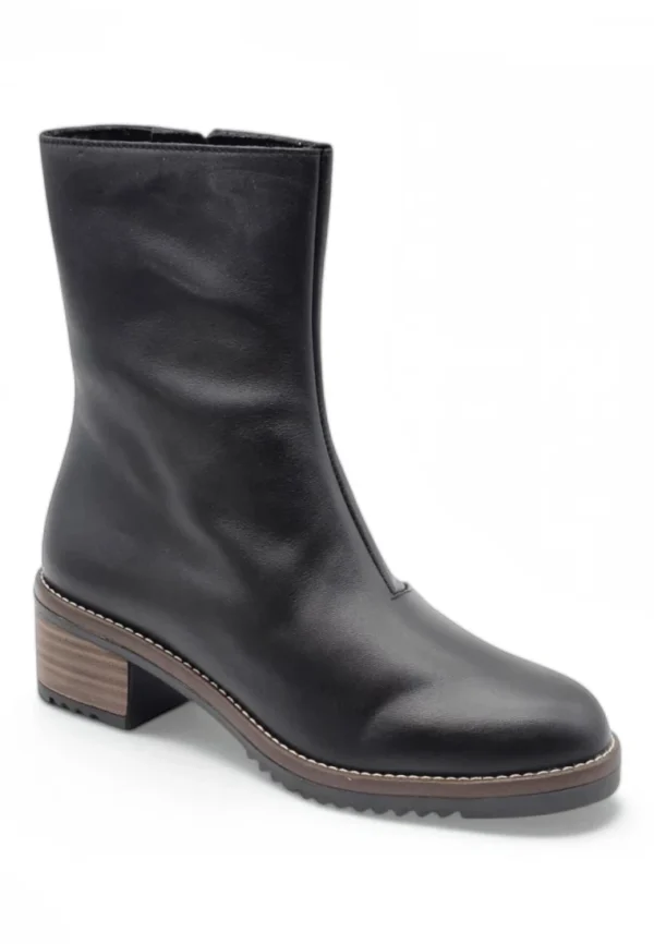 Bota media caña Valeria S mod. 2332 de Piel en negro - Imagen 2