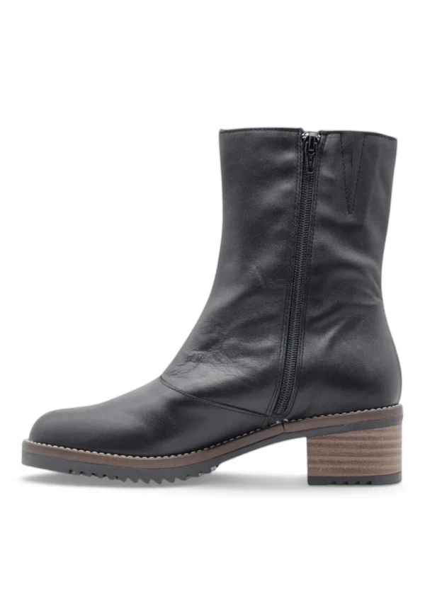 Bota media caña Valeria S mod. 2332 de Piel en negro - Imagen 3