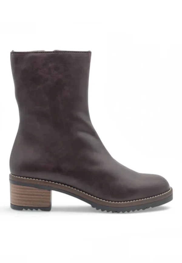 Bota media caña Valeria S mod. 2332 de Piel en marron