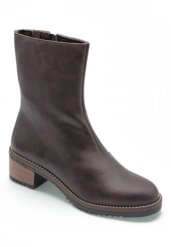 Bota media caña Valeria S mod. 2332 de Piel en marron - Imagen 2