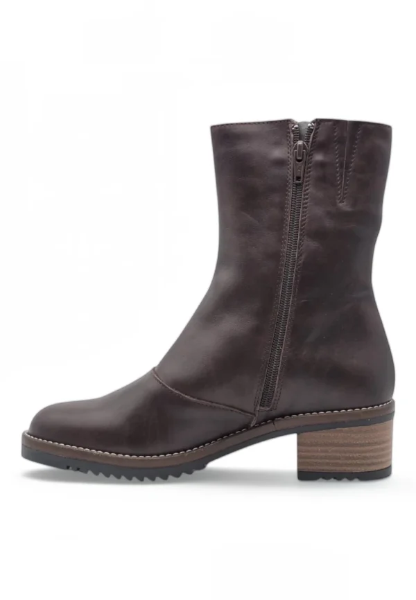 Bota media caña Valeria S mod. 2332 de Piel en marron - Imagen 3
