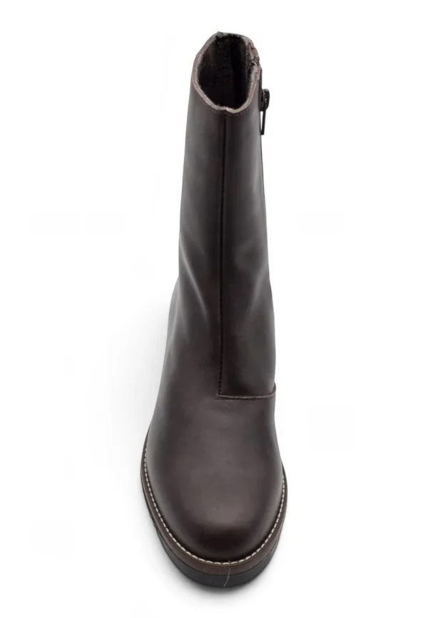 Bota media caña Valeria S mod. 2332 de Piel en marron - Imagen 4