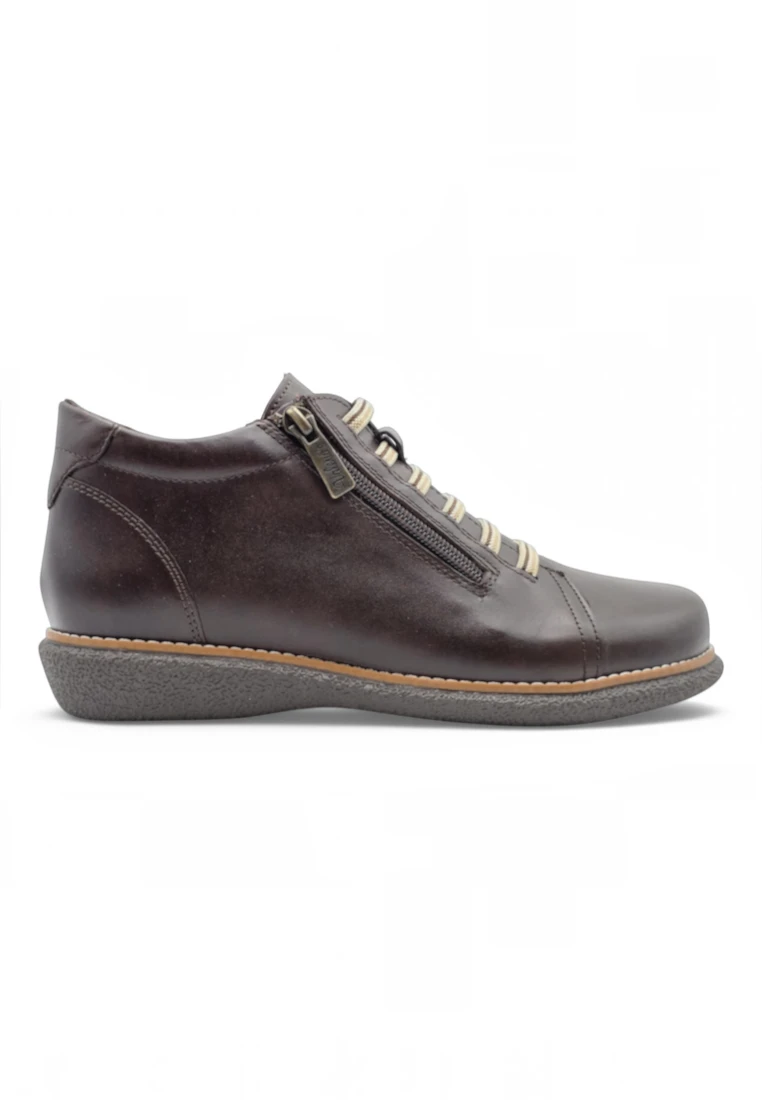 Botin bajo Valeria S mod. 2354 de Piel en marron
