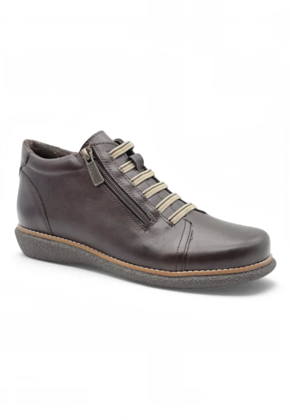 Botin bajo Valeria S mod. 2354 de Piel en marron - Imagen 2