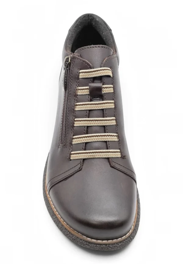Botin bajo Valeria S mod. 2354 de Piel en marron - Imagen 4