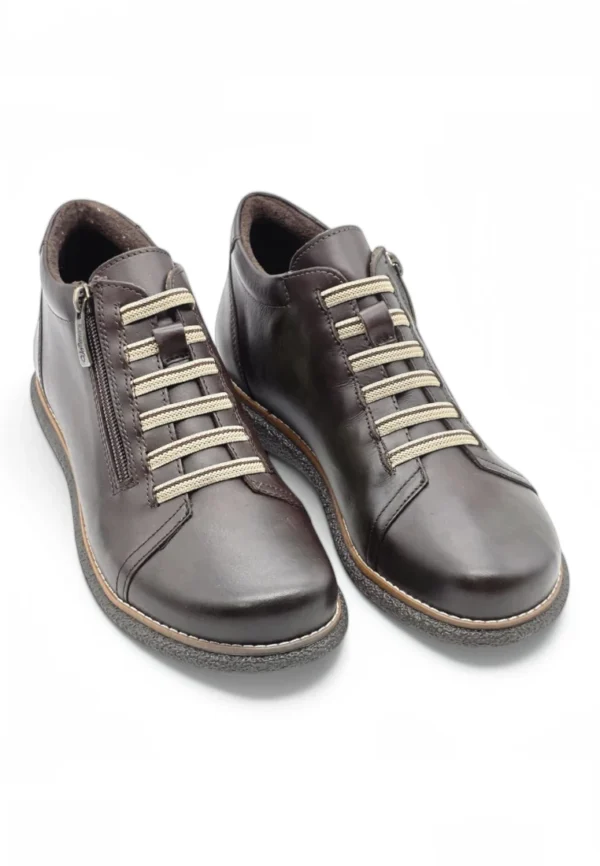Botin bajo Valeria S mod. 2354 de Piel en marron - Imagen 5