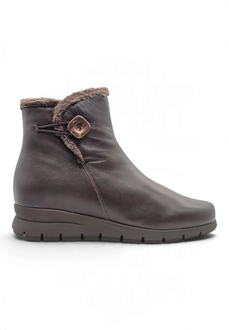 Bota media caña Calzados Reno mod. 2812 de Piel en marron