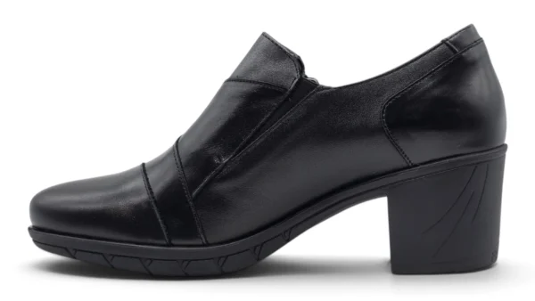 Zapato abotinado Fluchos S.l. mod. F1802 de Piel en negro - Imagen 3