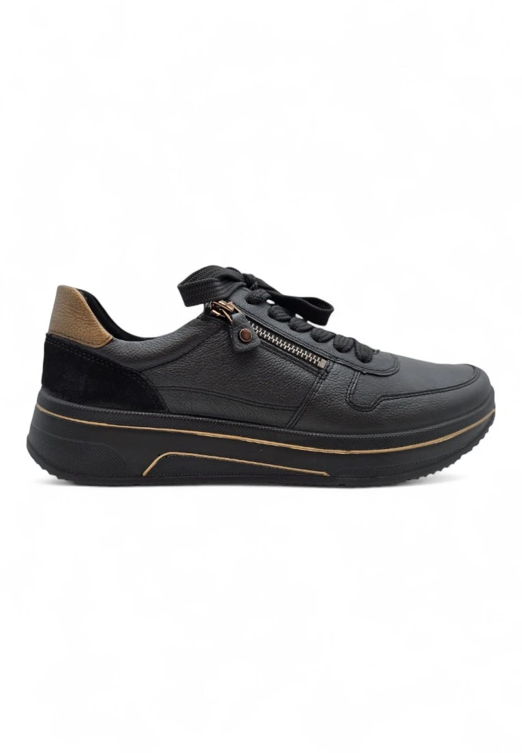 Sneaker piel Ara Calzados S.l. mod. 1227540 de Piel en negro