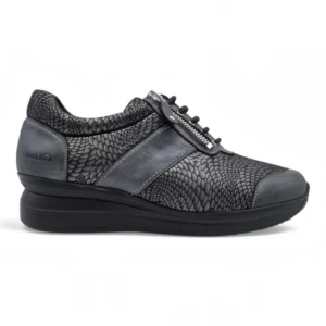 Blucher  podiabet-a Calzados Reno mod. 82165 de Piel Napa Elást en negro