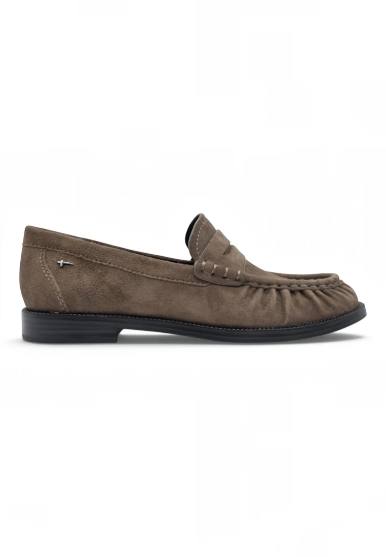 Mocasin arrugado Tamaris mod. 24251 de Ante en taupe