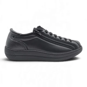 Zapato apertura total Calzados Reno mod. NERO 10 de Piel Napa Elást en negro