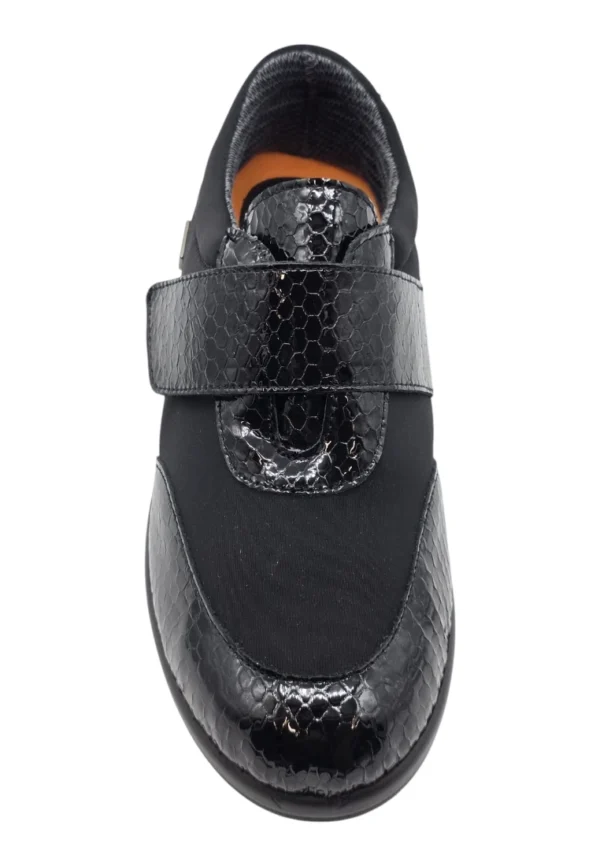 Blucher impermeable velcro Dr. Cutillas mod. 43520 de Licra en negro - Imagen 4