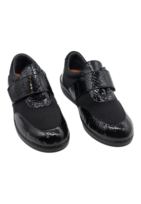 Blucher impermeable velcro Dr. Cutillas mod. 43520 de Licra en negro - Imagen 5